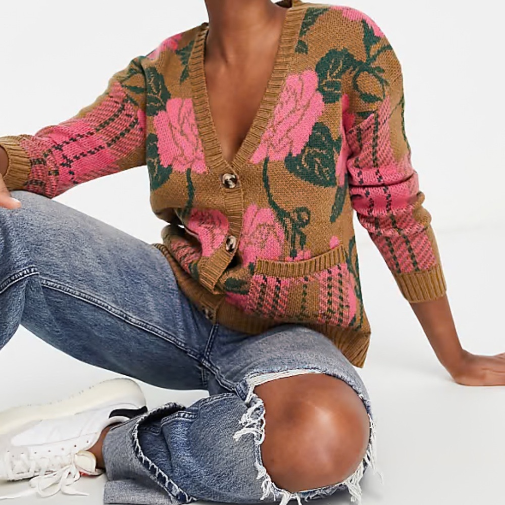 VILA Multicolor Knit Sweater